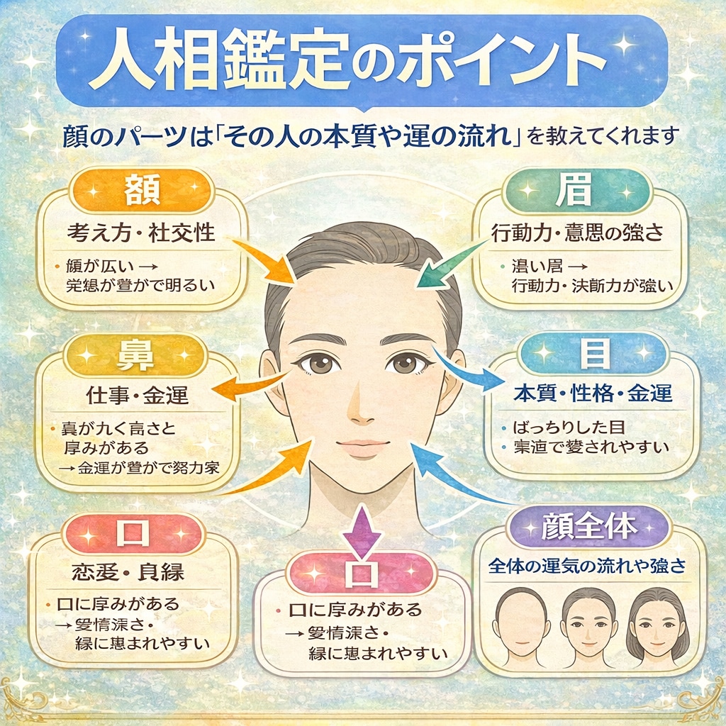 人相鑑定　恋愛、仕事運・性格を顔写真1枚で占います 顔の特徴から運命傾向と適性を立体分析 イメージ2