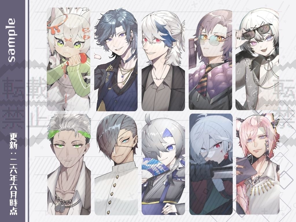 男の子アイコン/イラスト描きます Vtuber立ち絵/TRPG/配信者のイメ絵お任せあれ！ イメージ4