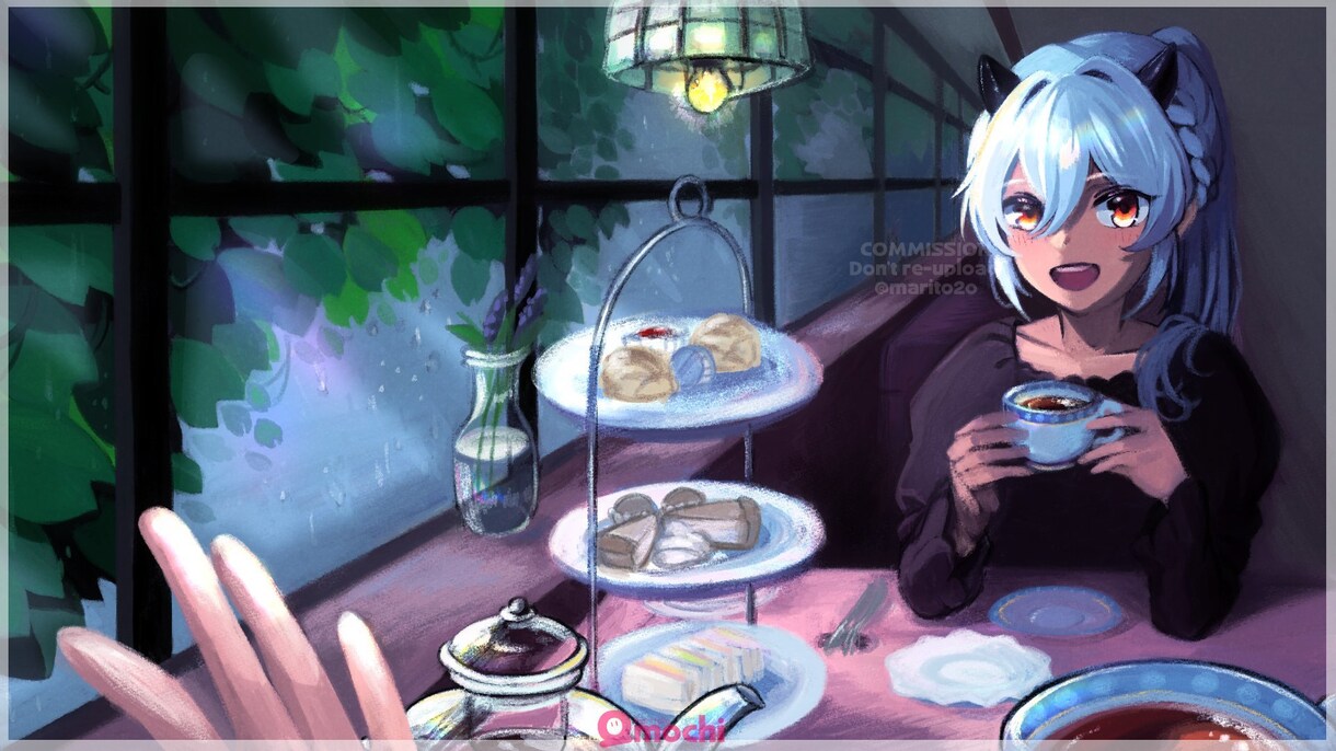 店内のイラストお描きします 温かみのあるアナログタッチで店内の風景をお描きします イメージ2