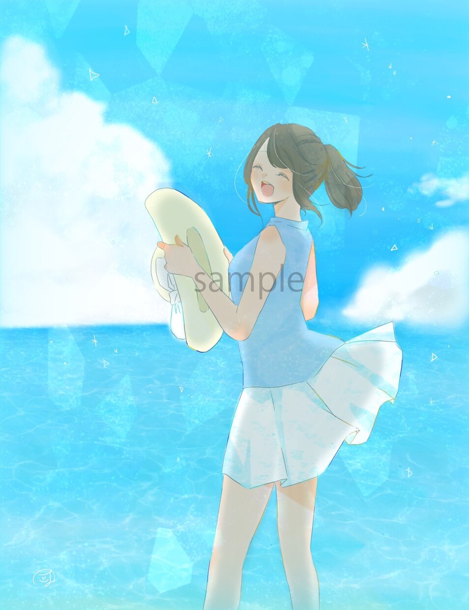 アイコンなどにどうぞ！ほんわかなイラスト描きます 絵柄はカワイイ系のイラストになります(*´ｰ`*) イメージ1