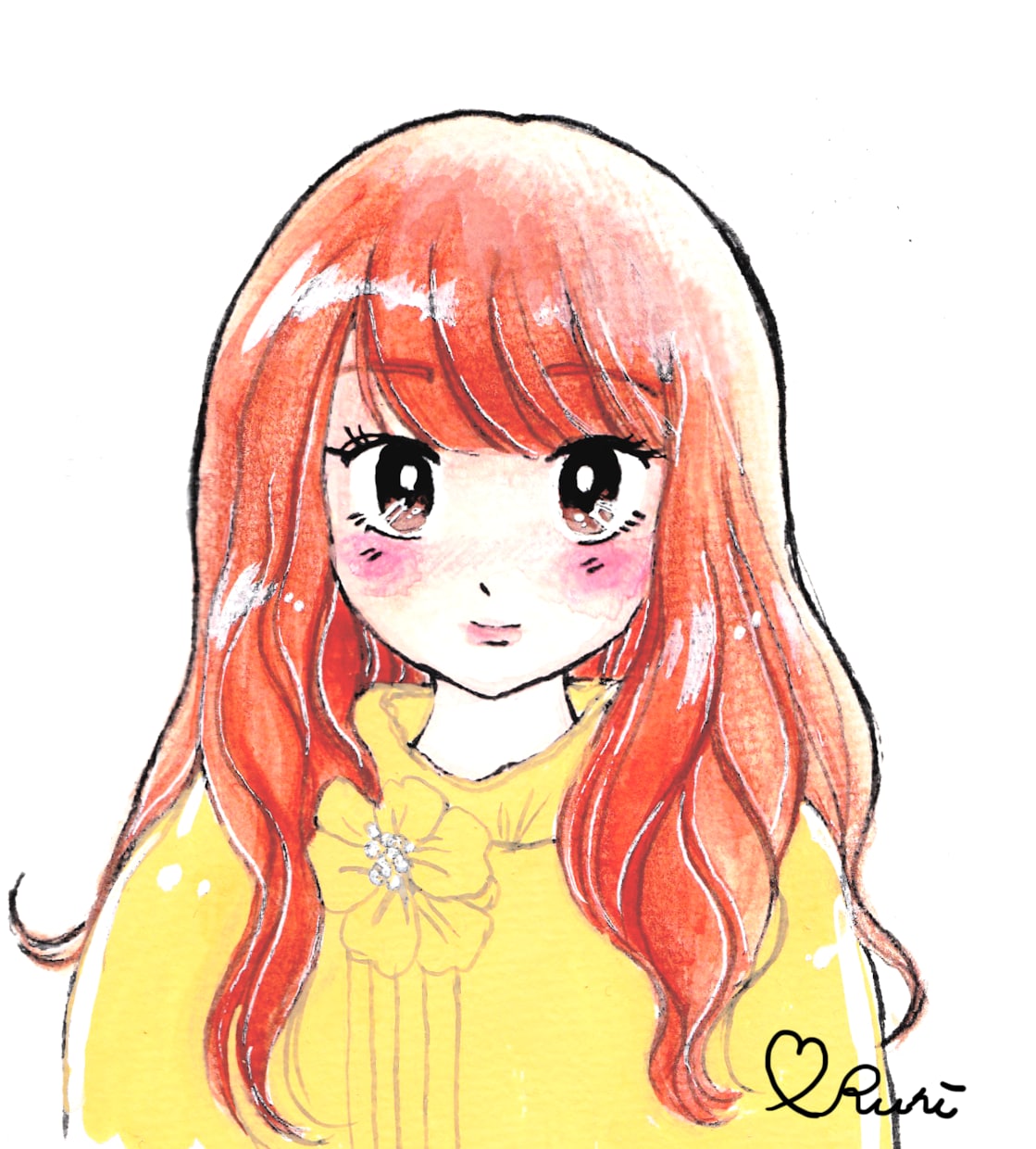 レトロポップファンシーなSNSアイコン描きます 印象に残る80〜90年代レトロポップ少女漫画風イラスト イメージ10