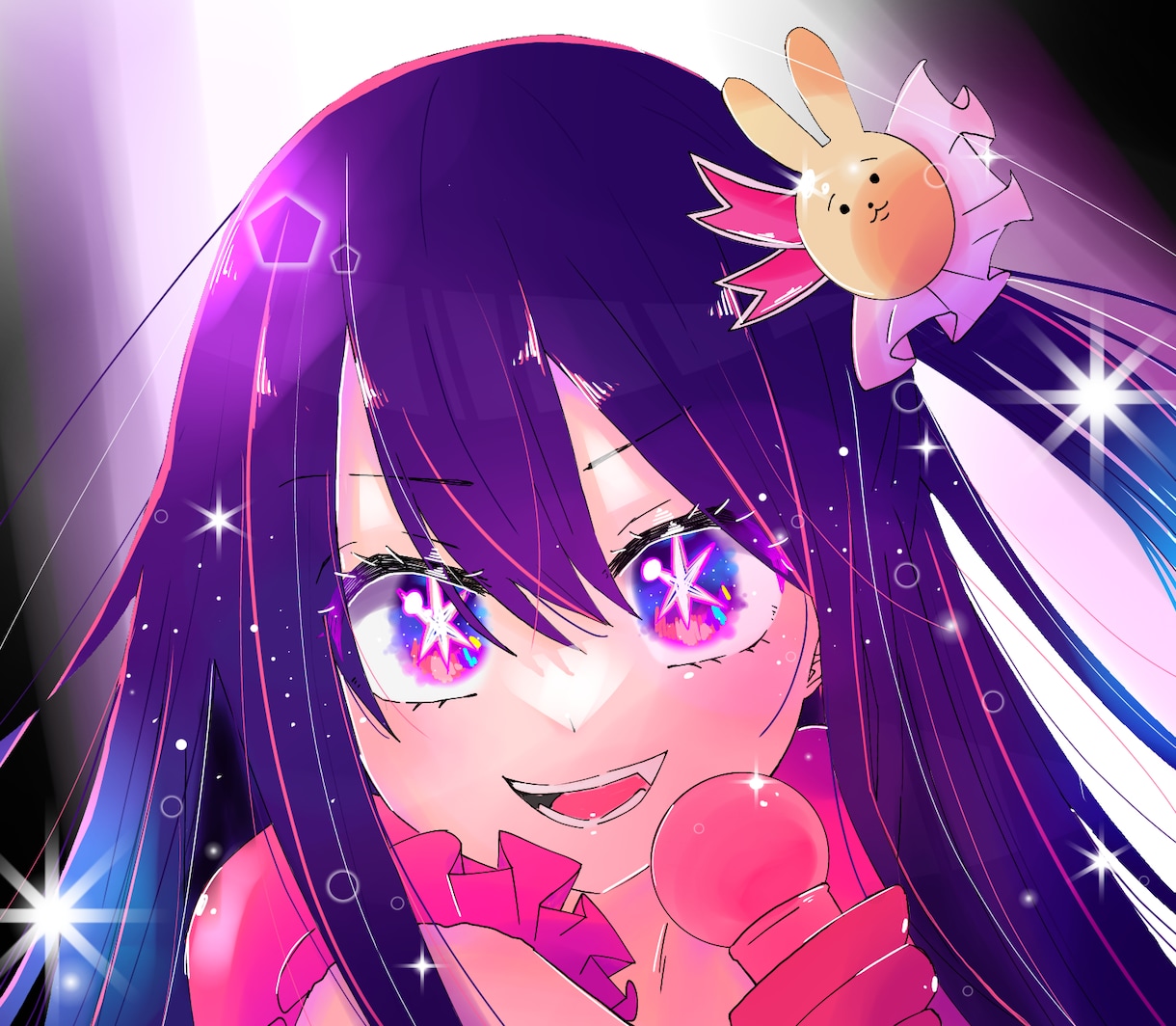 アイコン、首上、バストアップ描かせて頂きます 首上、バストアップ中心の絵を描いていきたいと思っております イメージ4