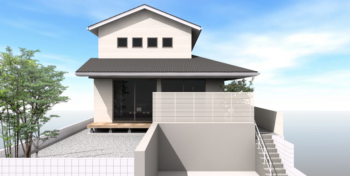 理想の間取りと外観をご提案します 現役建築士が動線にこだわり無駄のない理想のプランを作成します イメージ1