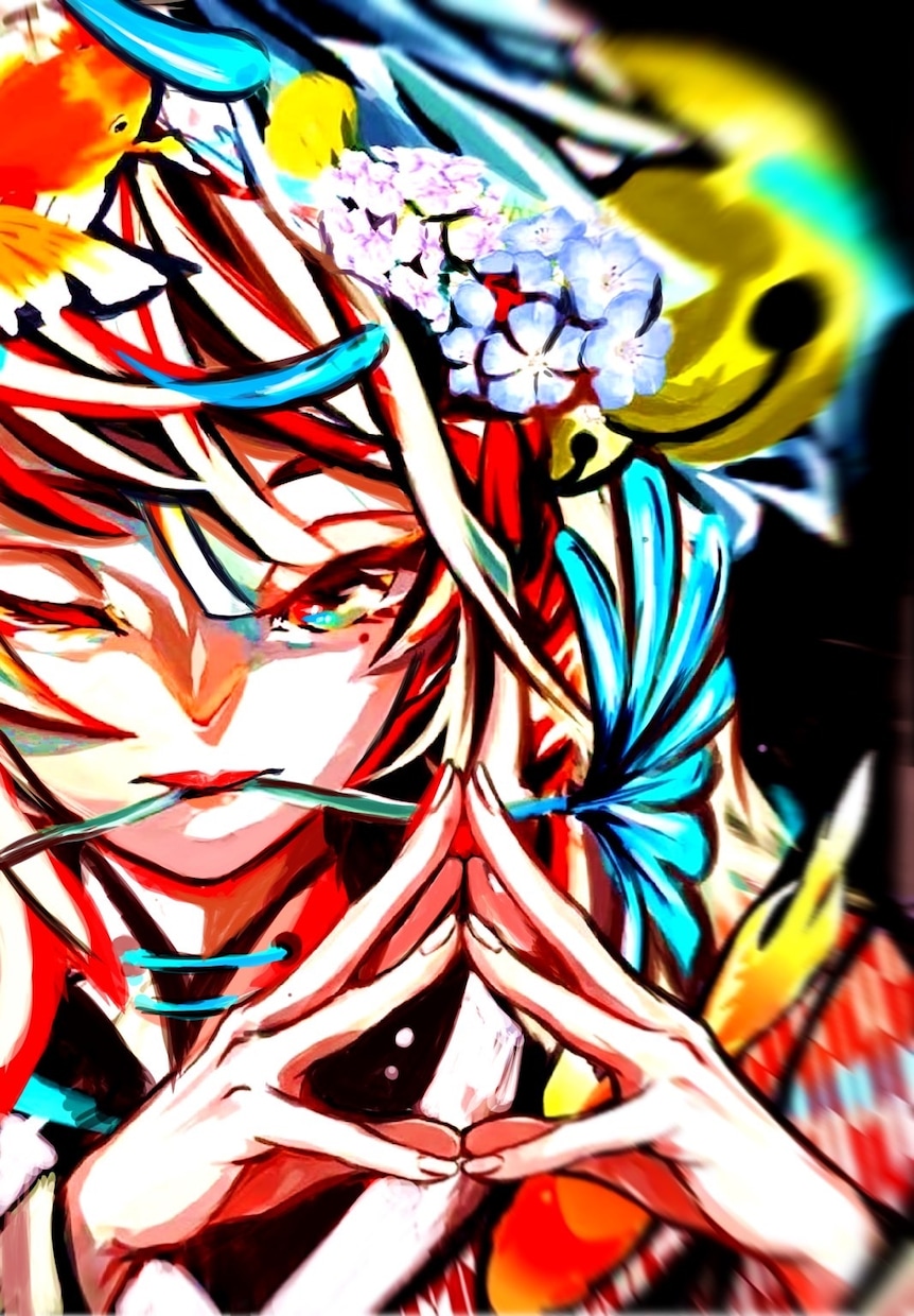 SNSやMV鮮やかで目を引くイラストを描きます 鮮やかで華やかなイラスト制作初めての方も大歓迎！ イメージ1