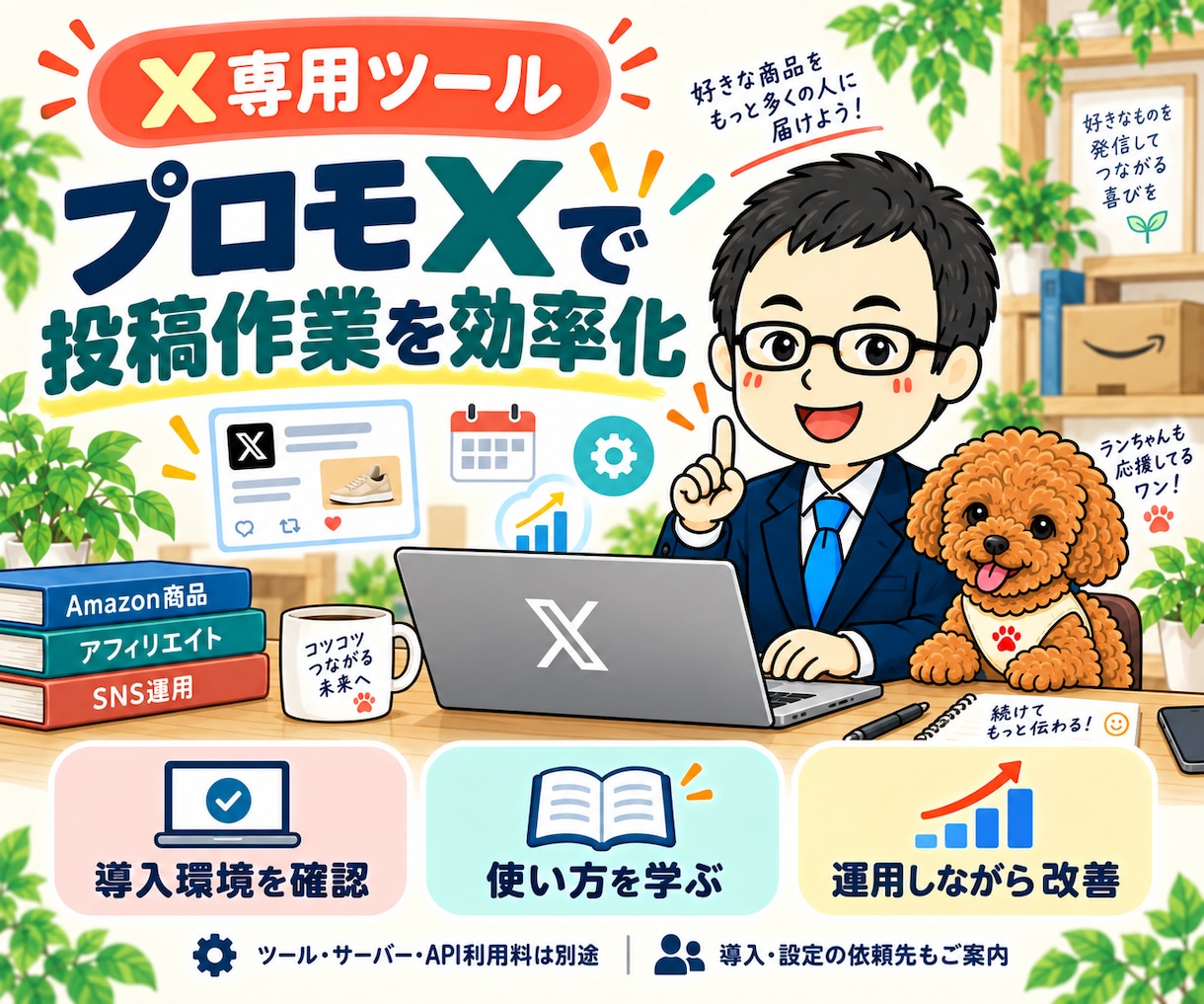 Amazon×Xアフィリエイトの自動化を支援します Amazonアソシエイト審査・商品選び・投稿改善を支援 イメージ6