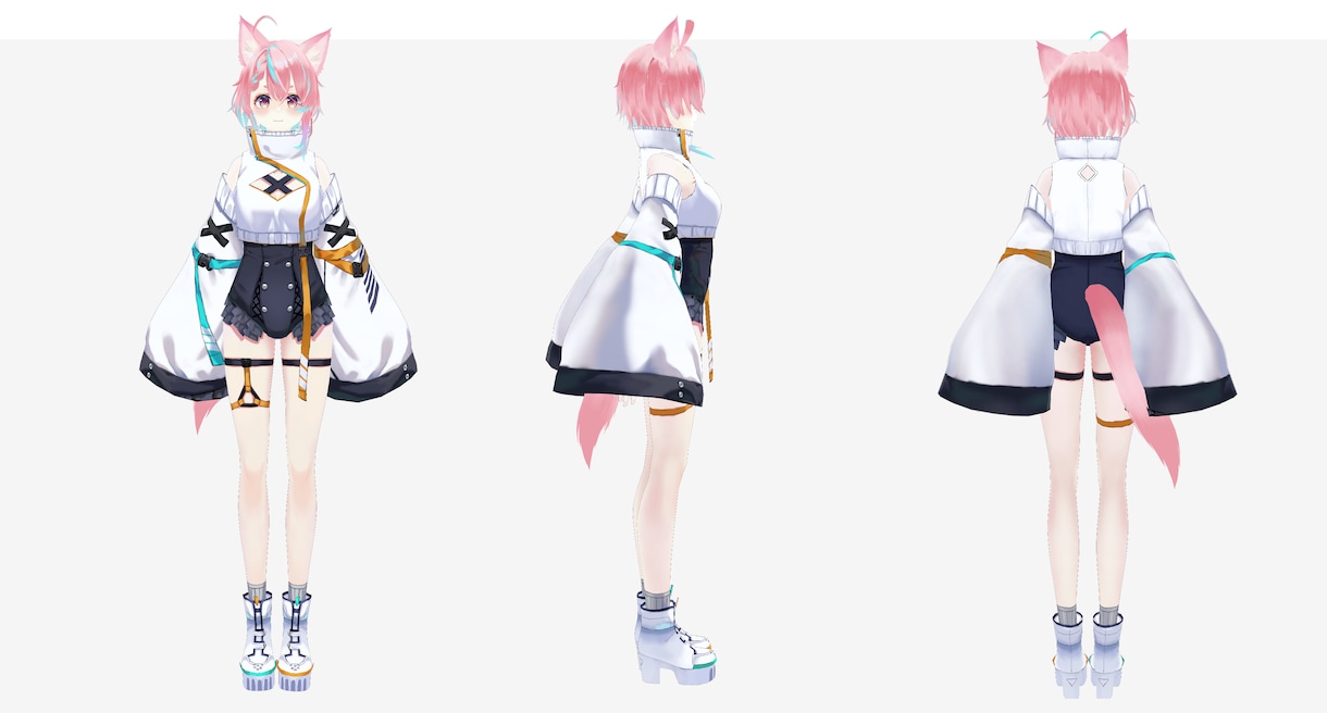 MMD対応可！Vroidで3Dモデルを制作します あなたのキャラクターを再現し動かします！ イメージ7