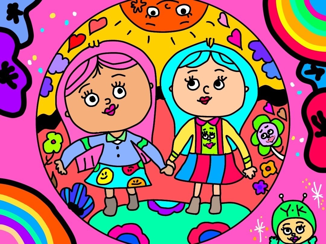 ポップでファンキーな絵になります 好きになっていただきたいファンキーな個性達 イメージ2