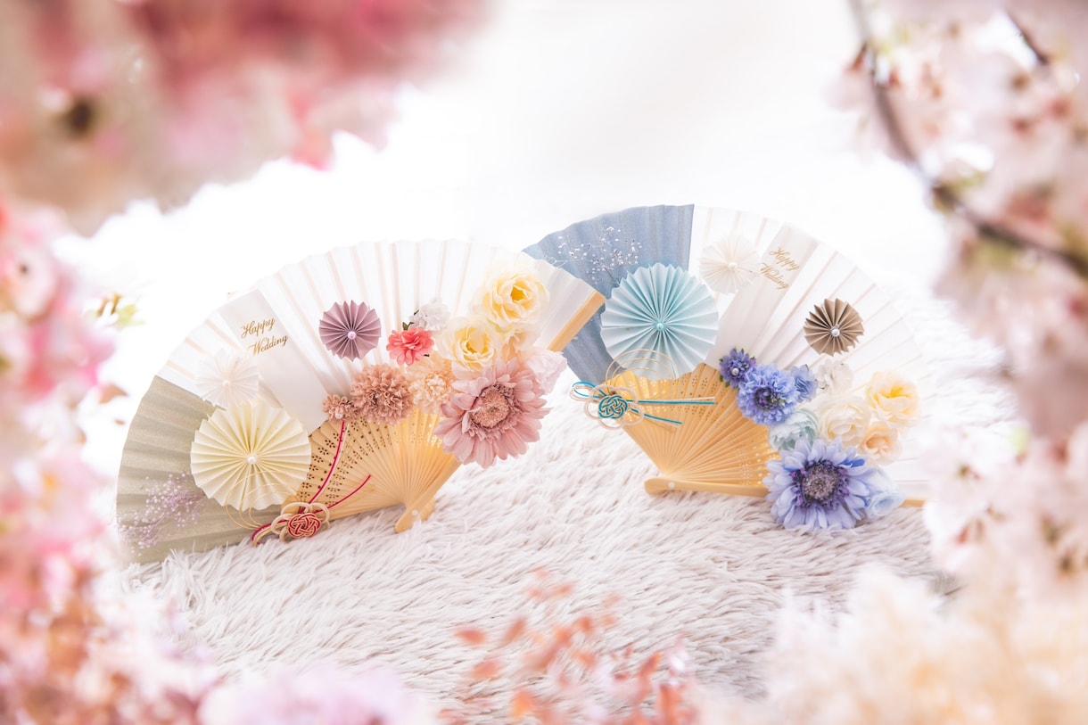 扇子プロップス♡*°(花なしverにもできます) 扇子プロップス