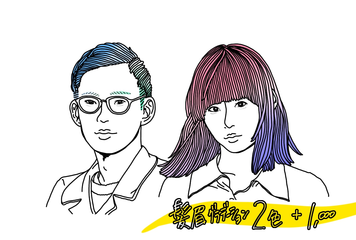 おしゃれでエモい似顔絵をご提供します 色付け、文字入れ、他オプション多数ご用意しております！ イメージ7