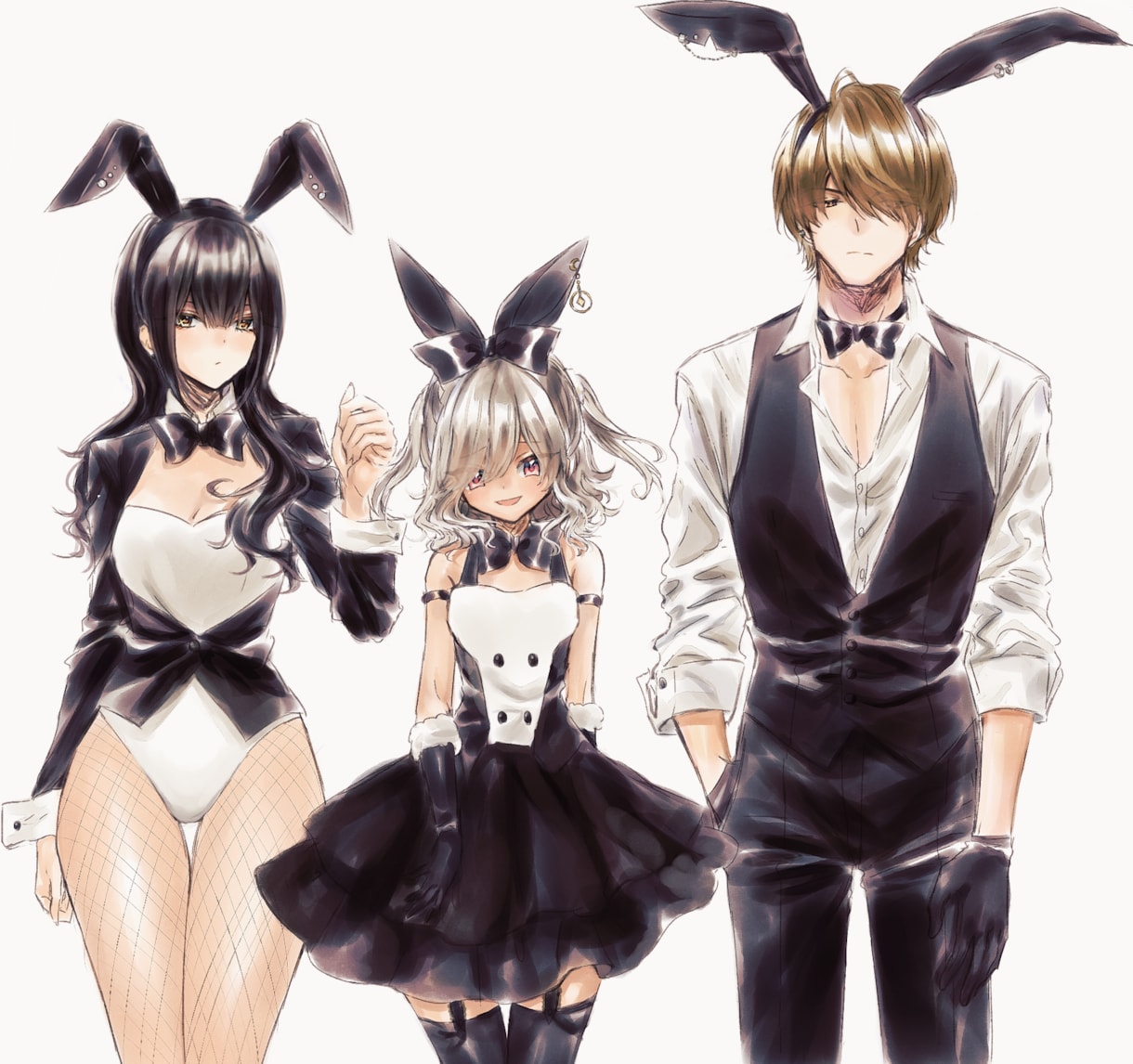 煌びやかで透明感のある水彩風イラスト描きます 男性も描けます！立ち絵やキャラデザ、動画サムネにどうぞ！！ イメージ8