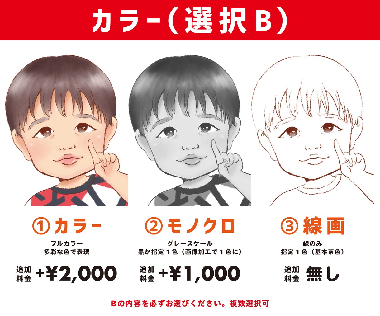 デジタル似顔絵ふんわりタッチのイラストを作成します 喜ばせたい相手へのプレゼントにぴったりです♪ イメージ6