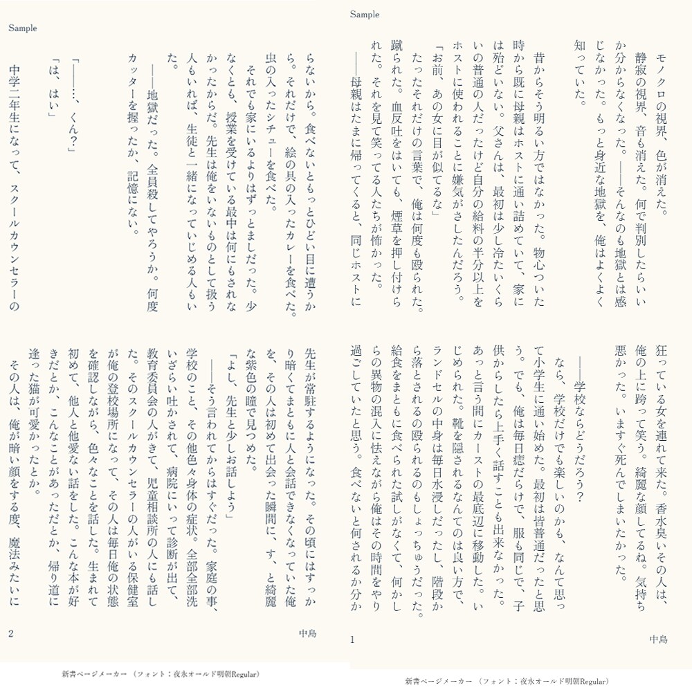 7/31まで ☆50％オフ おまかせ小説書きます ～2000文字までのおまかせプランです！ イメージ6