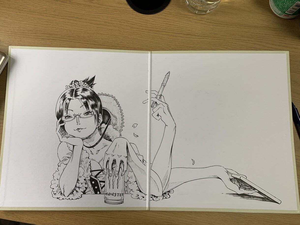 漫画に入ったような、白黒似顔絵お描きします！ます 普通の似顔絵とはちょっと違う、命を吹き込んだ似顔絵です！ イメージ7