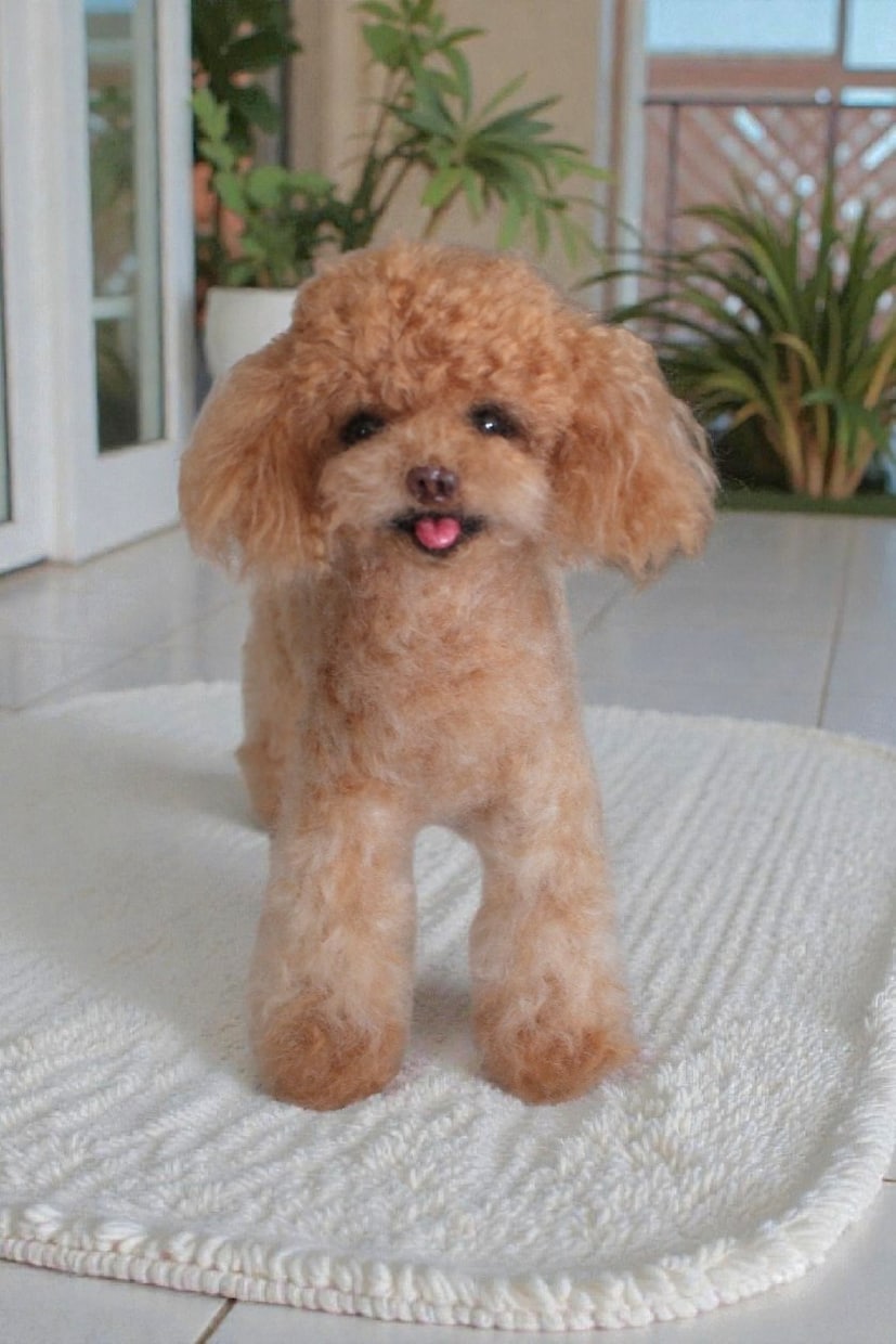 大切な愛犬さんをお作りします うちのコ羊毛フェルトワンコオーダー イメージ7