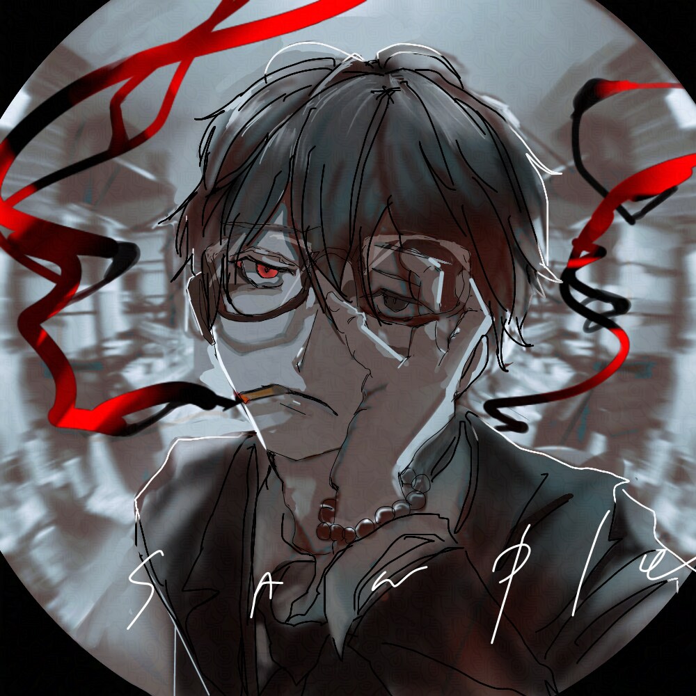 即日可！顔が命！表情が光るエモいイラスト描きます 用途自由！表情、顔に力を入れた目を惹くイラスト描きます！ イメージ7