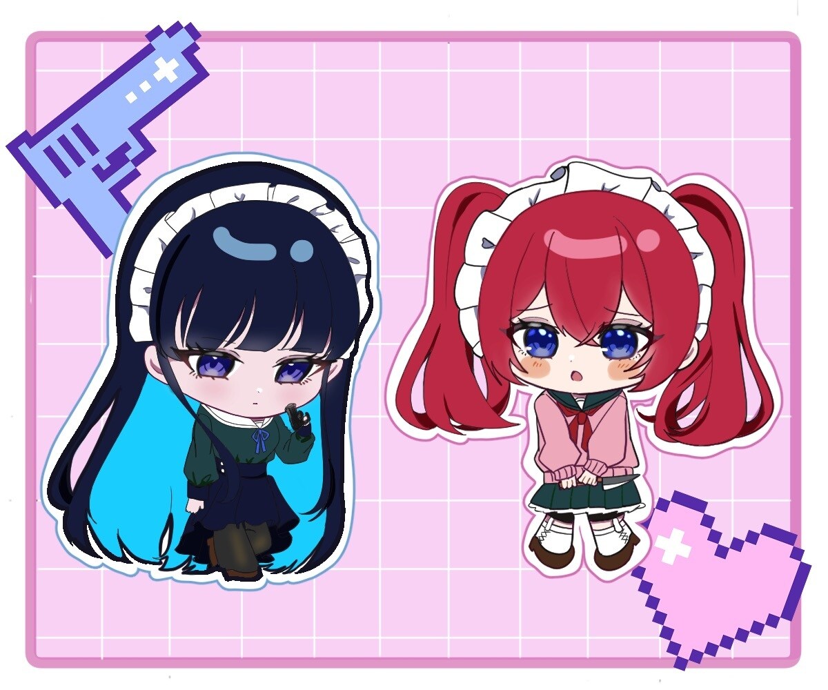 他サイトで実績あり！ イラストお描きします 水彩+アニメ塗りの可愛い絵柄であなただけのイラストを イメージ3