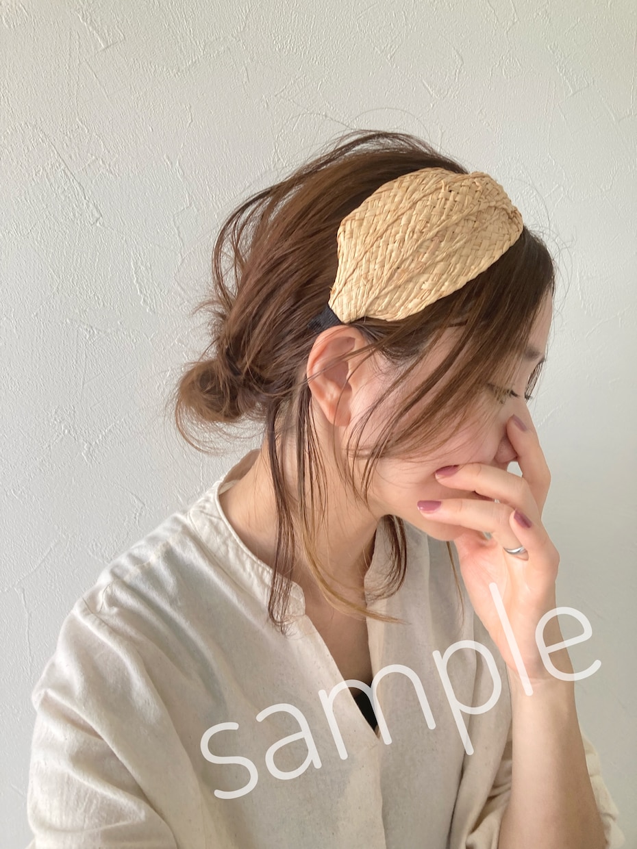 ハンドメイド作品の着画モデルいたします 美容師が得意なヘアアレンジでハンドメイド作品を引き立てます イメージ4