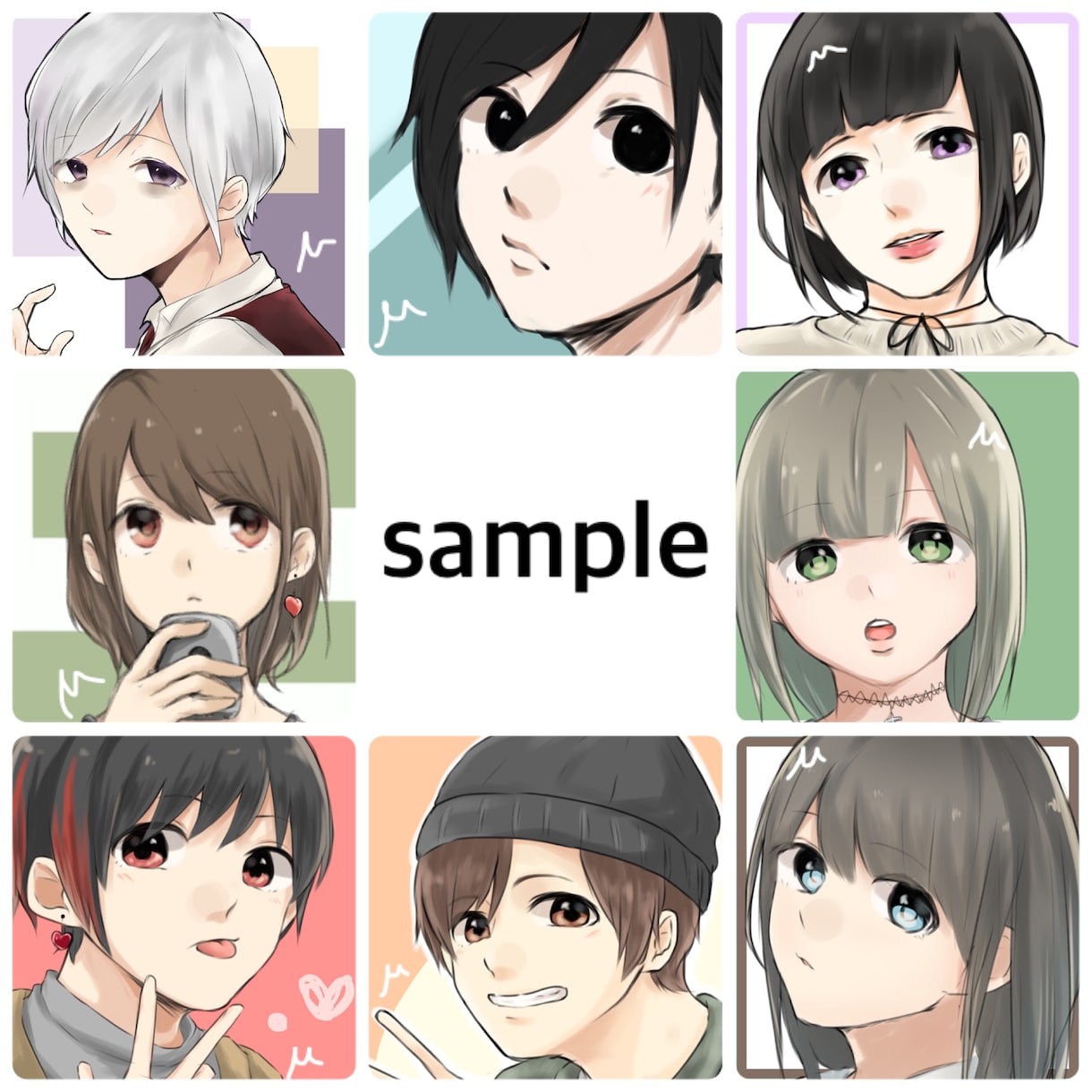 アイコン描きます SNSなどのアイコンにぜひどうぞ◎ イメージ1