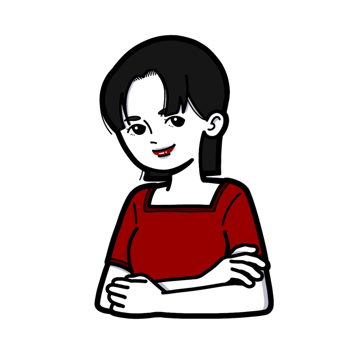 上半身専門！人物イラストを作成します オリジナリティあふれるアイコンはいかがですか？ イメージ8