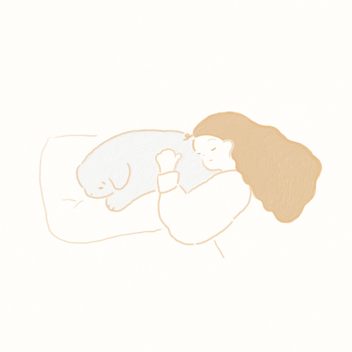 動物や人のほっこり・やさしいイラストを描きます あたたかみのあるイラストに仕上げます◎ イメージ2