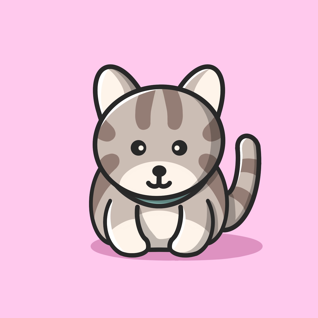 可愛い動物イラストを描きます ペットとの思い出、Tシャツデザイン、チームロゴなど イメージ6