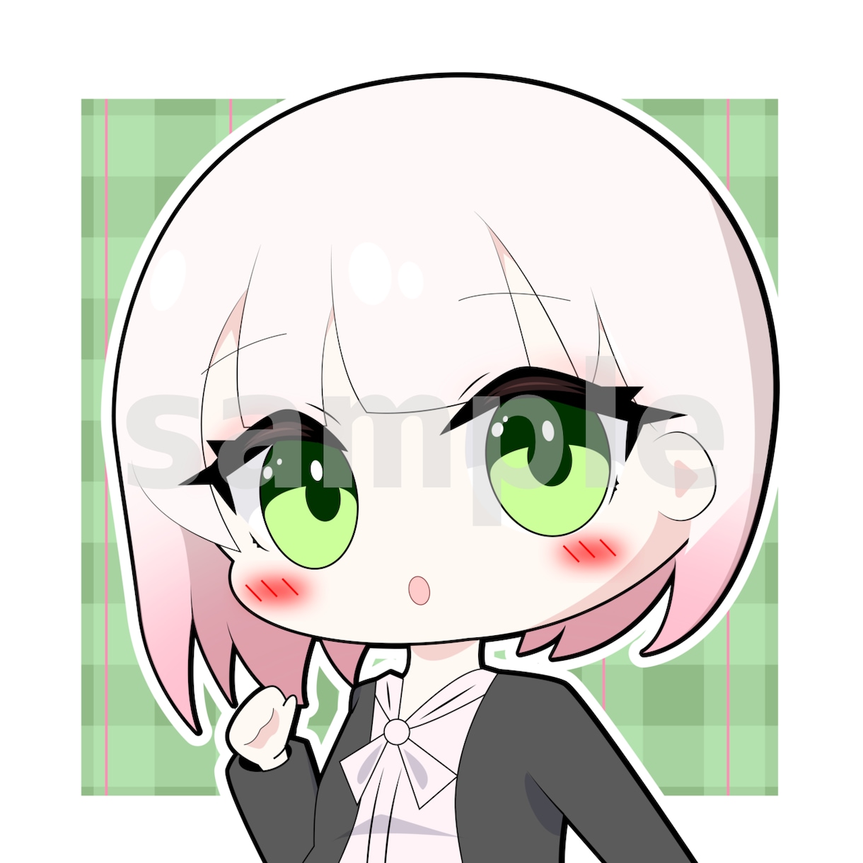SNSで使える！ミニキャライラスト制作します SNSのアイコンにぴったりな、萌えるかわいいイラストです！ イメージ9