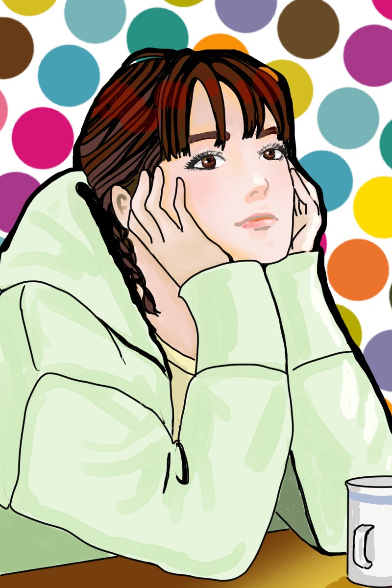 似顔絵描きます ちょっとレトロでポップな似顔絵いかがでしょうか？ イメージ1