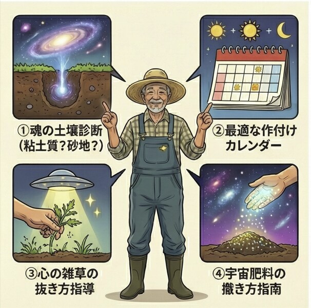 宇宙直伝！人生の畑を豊かにする銀河の作付け鑑定ます 〜UFOが教える、魂の土作りと運勢の種まき〜 イメージ3