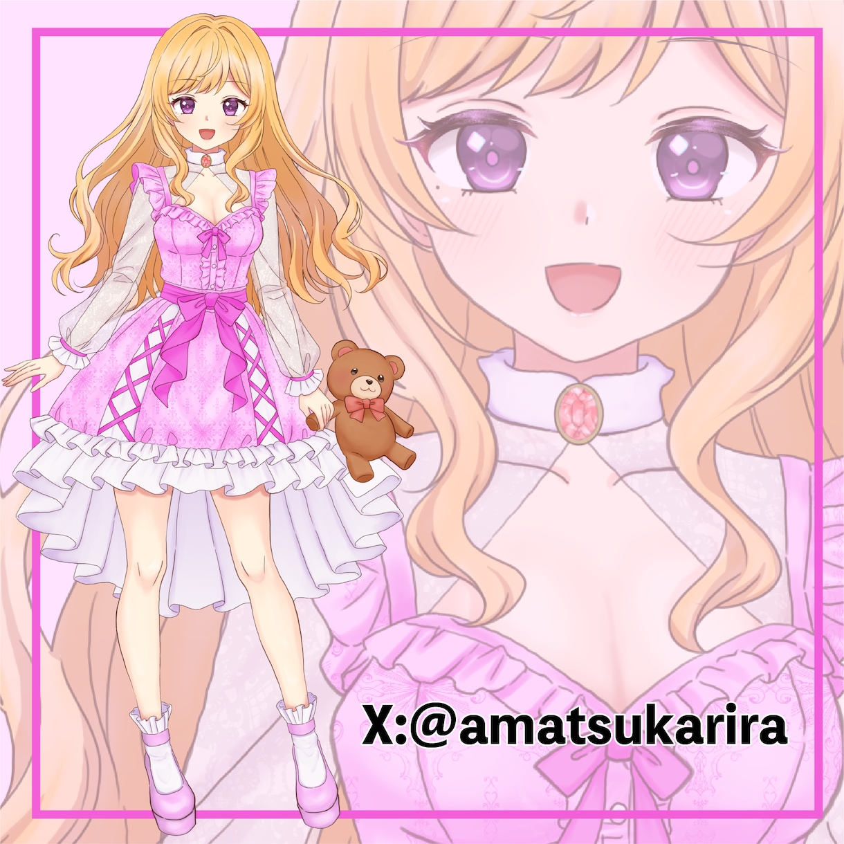商用OK！可愛いアニメ系の立ち絵などを制作します キャラクターのコンセプトにそったデザインを心がけます！ イメージ7