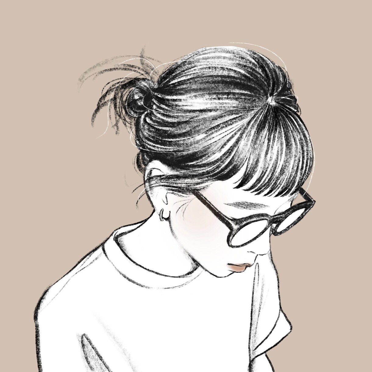 お写真を元に♪ おしゃれな似顔絵・アイコン描きます シンプルだけど目立つ！SNS・ビジネス・プレゼントなどに◎ イメージ4