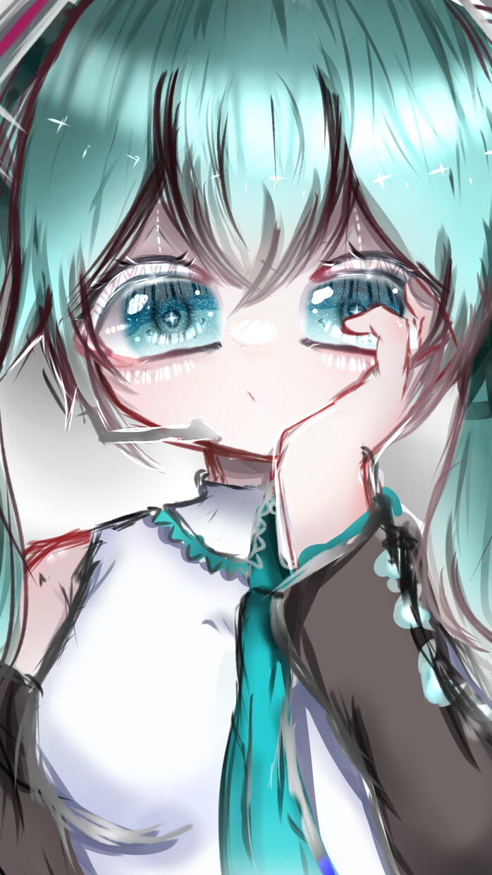 宝石みたいにきらきらkawaiiイラスト制作します //アニメ塗り//中性的な人物やkawaii雰囲気が得意です イメージ6