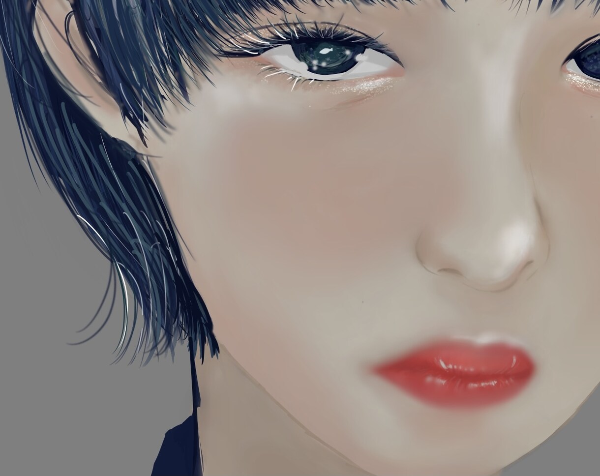 エモーショナルなイラスト描きます アンニュイでダークな人物イラストが得意です！ イメージ3