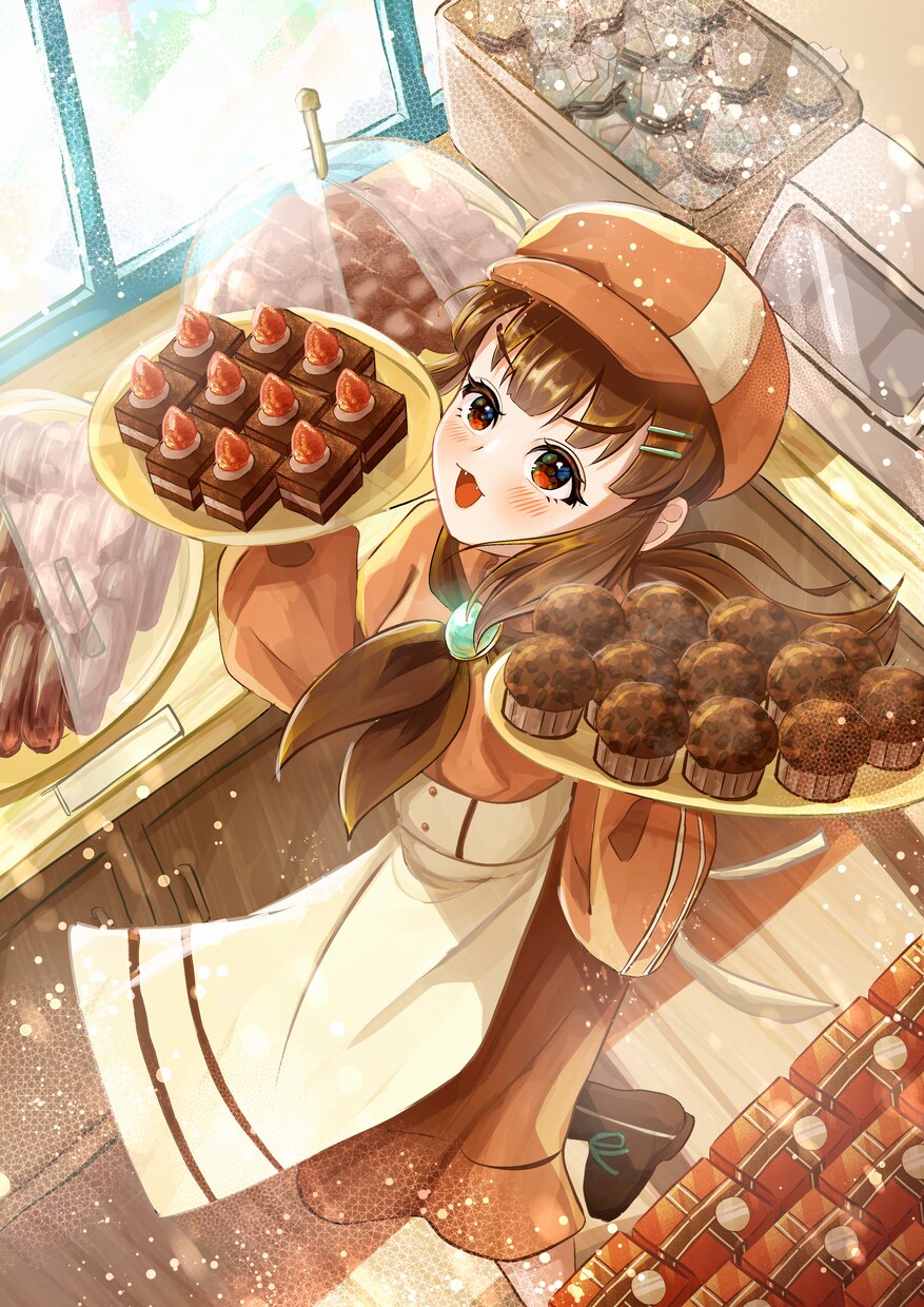 世界観溢れる可愛いイラストを制作します 女の子専門絵師があなたのキャラクターの世界観を表現します イメージ2