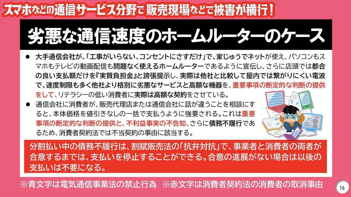 スマホなどを強引に、契約させられた不満を聴きます 消費者トラブルに強いファイナンシャルプランナーがよりそいます イメージ4