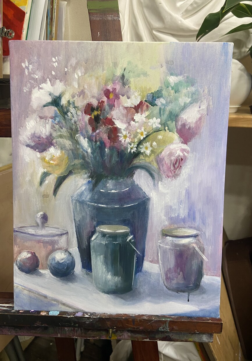 あなたのイメージ・雰囲気の抽象画を描きます プロではありませんが、海外で絵を売っていた経験があります。 イメージ1