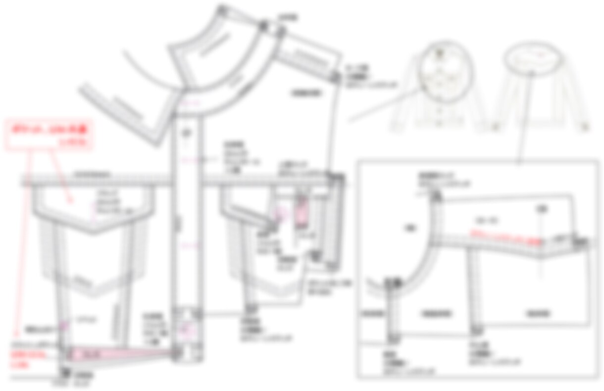 ハンガーイラスト、仕様図作ります 現役パタンナーによる図面、¥2,000〜作成します！ イメージ3