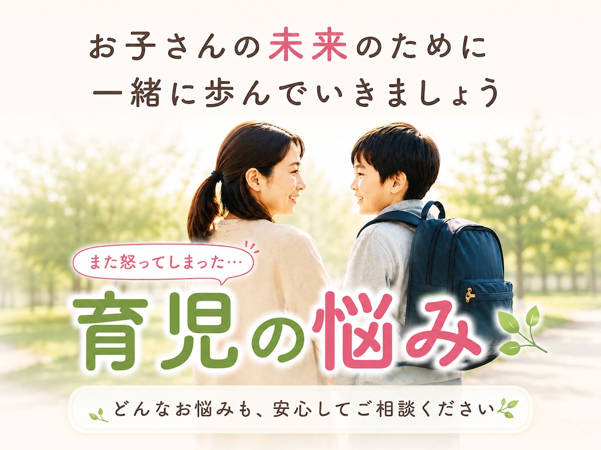 育児、凹凸、発達、療育…相談員が寄り添います また怒ってしまった、手をあげそう、悩み続ける今をお聞きします イメージ1