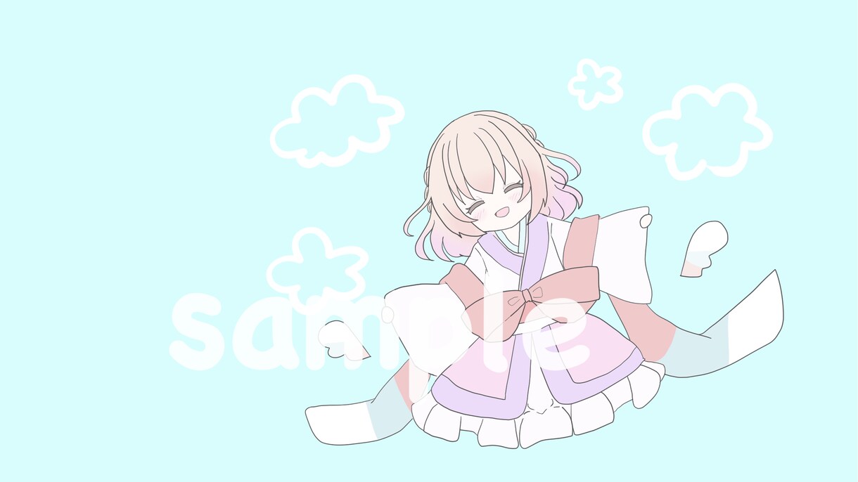 ゆるくてかわいいミニキャラ描きます Vtuberさんや歌い手さんや大好きな推しもお任せ下さい♡ イメージ2