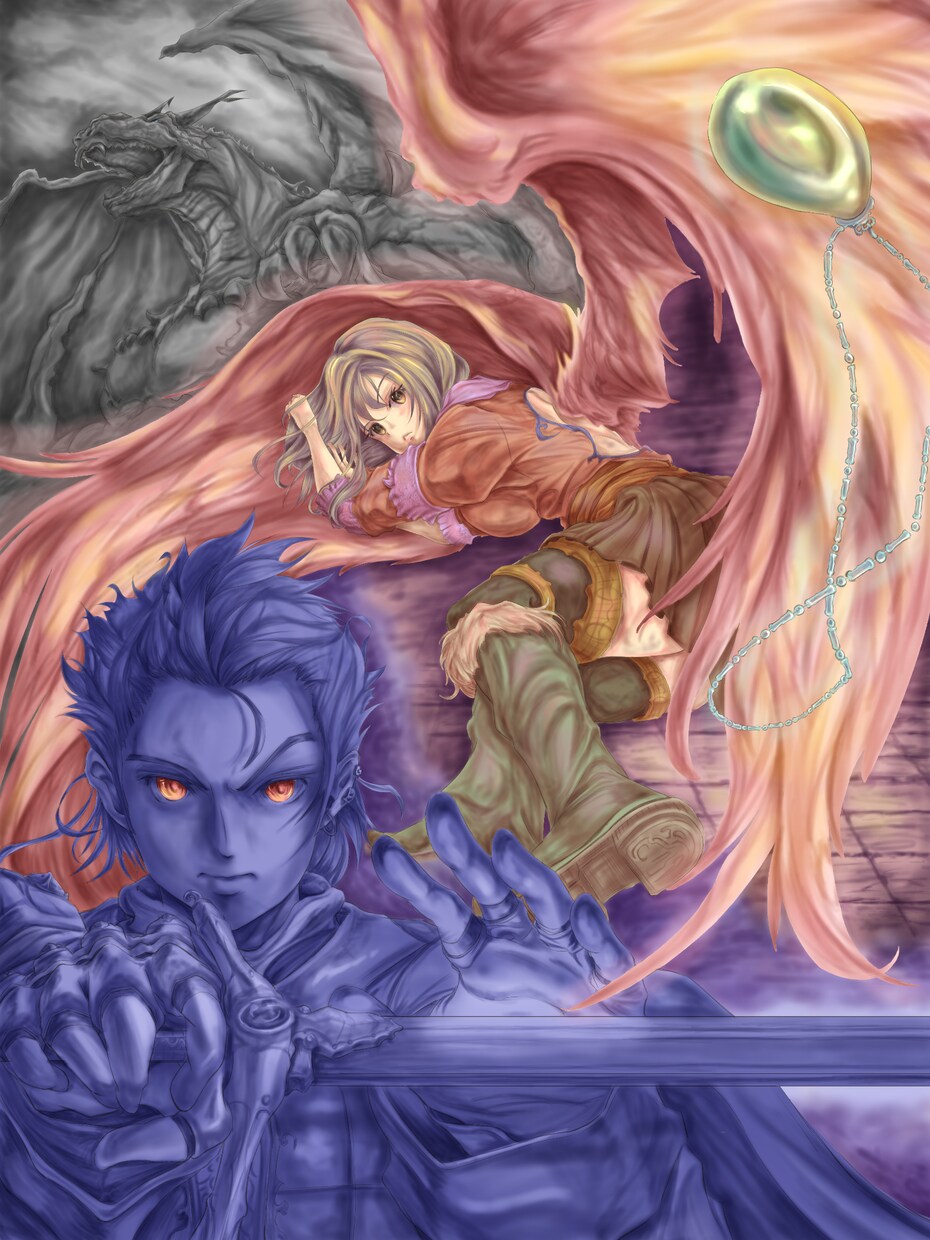 カラーイラストやキャラクターイラストを承ります ファンタジーな世界観を主に描いています。 イメージ8