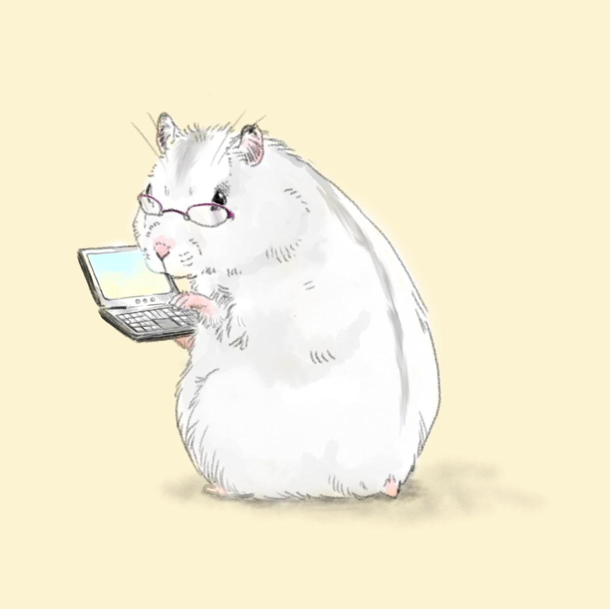 ハムスター・ウサギなどの小動物描きます ニッチな動物が好きなあなたへ　アイコンやスマホ待ち受けに！ イメージ4