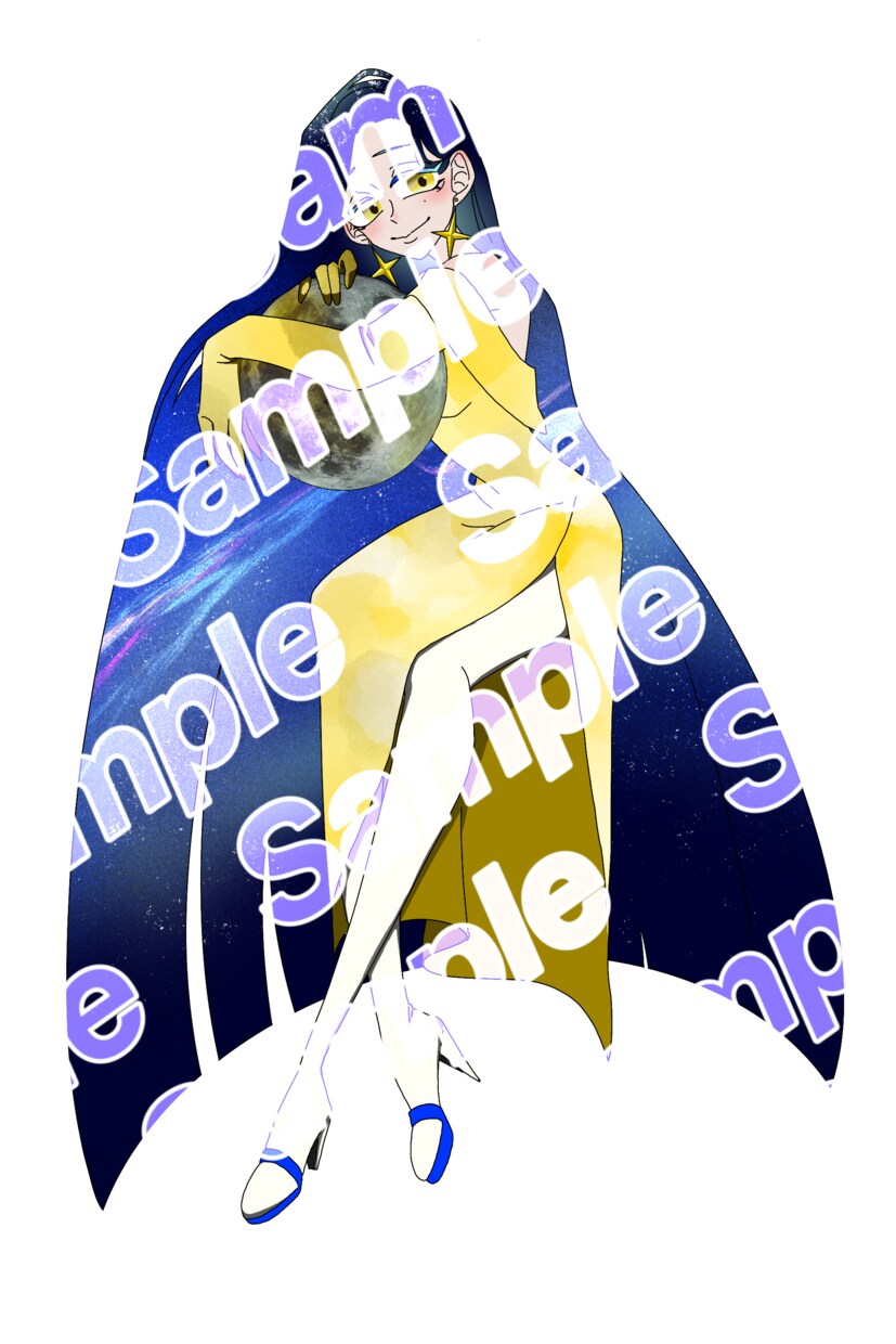 IRIAM等、配信用イラストを作成します IRIAM用の立ち絵イラストを作成します！ イメージ4