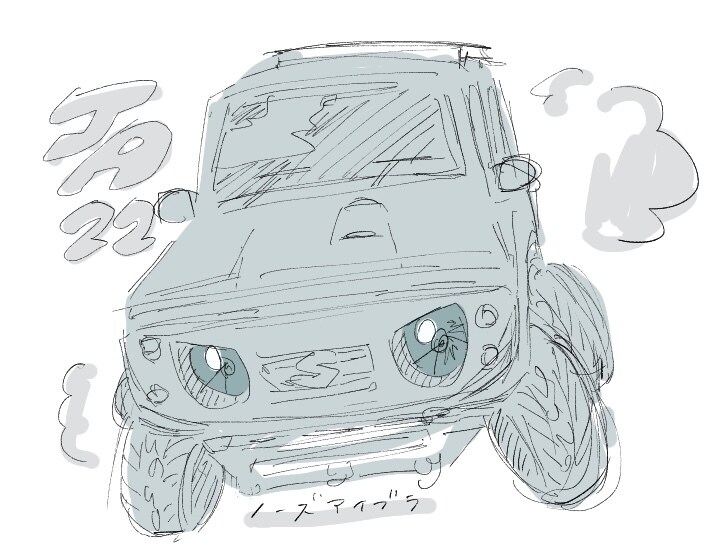 あなたの愛車をイラストにします 愛車がかわいい白黒イラストに！グッズやプレゼントにどうぞ イメージ4