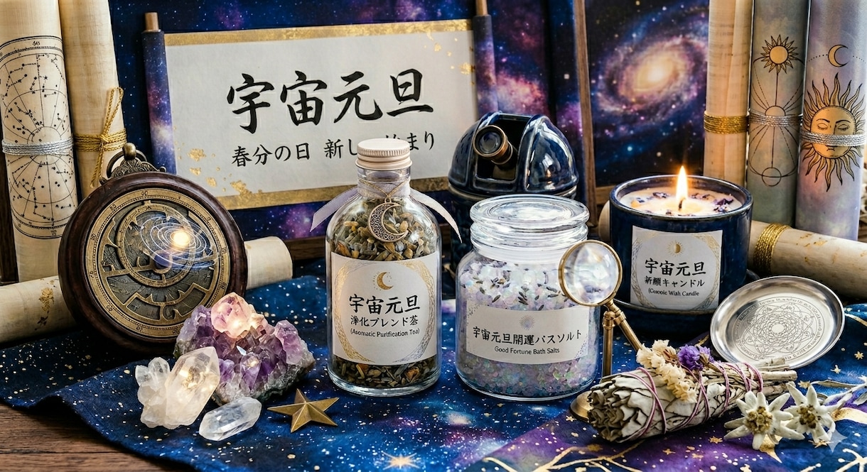 宇宙元旦にちなみ鑑定します 宇宙元旦の運気を変える行動伝えます イメージ1