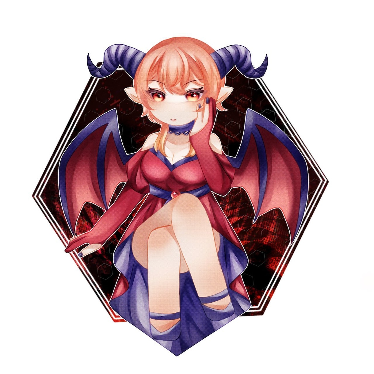 最短納品3日/デフォルメイラストお描き致します 女の子のデフォルメイラスト制作いたします。 イメージ3