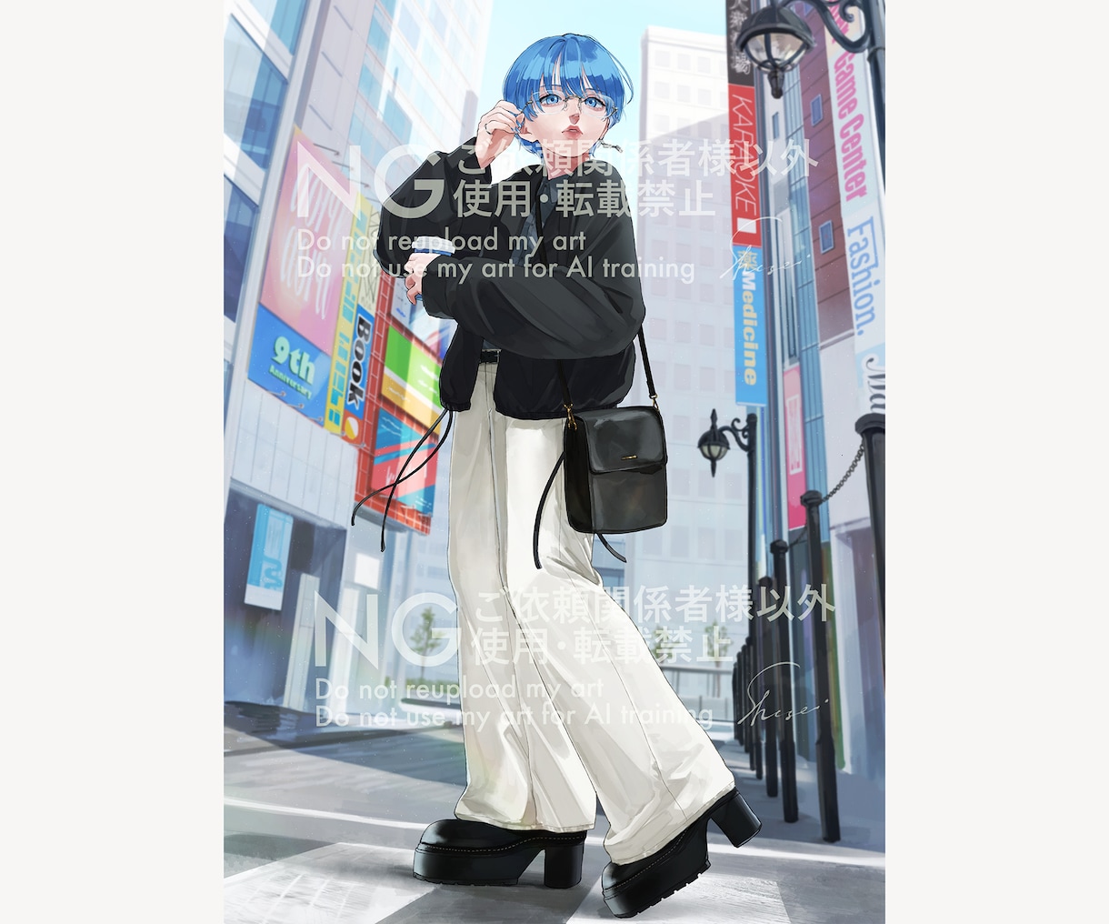 サムネや配信背景(spoon)などを描きます 日常系、おしゃれ、メガネキャラなどの女性イラストが得意です！ イメージ3