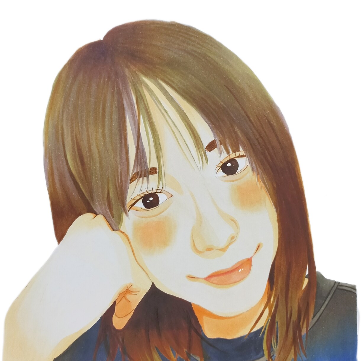 SNS用のアイコンに！手描き似顔絵お描きします ビジネスで使える！手描きで温かみのある癒しの絵を提供します！ イメージ3