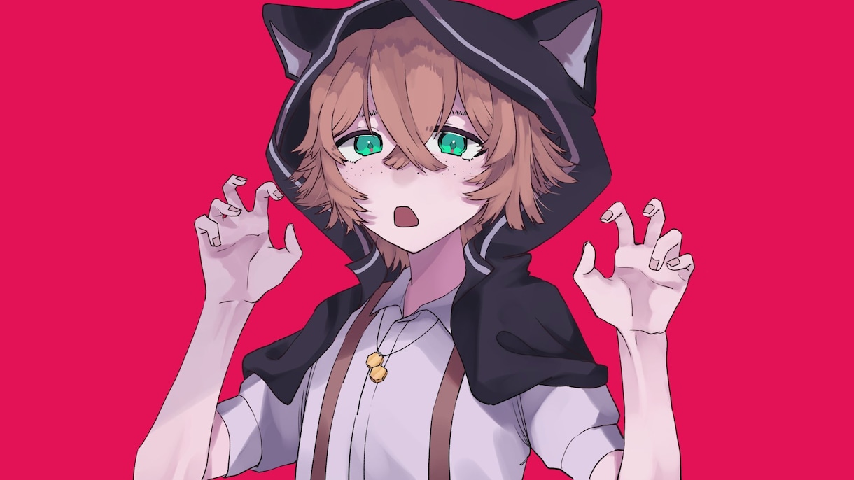 パキッとしたイラストを描きます かわいい女の子から大人の男性まで幅広く描きます イメージ3