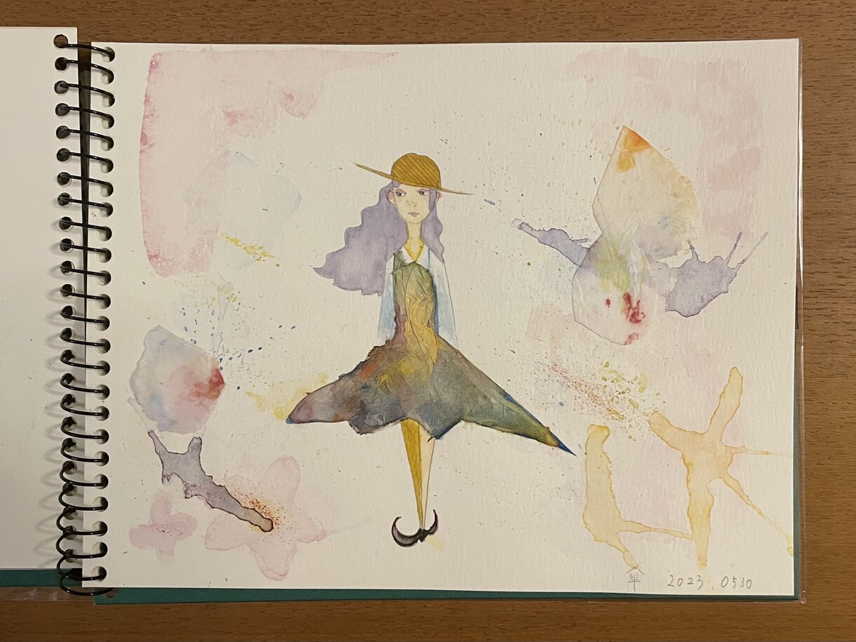 絵の具を使ったアナログイラストを描きます 手書きの温もりあるイラストを貴方のイメージに沿って制作します イメージ3