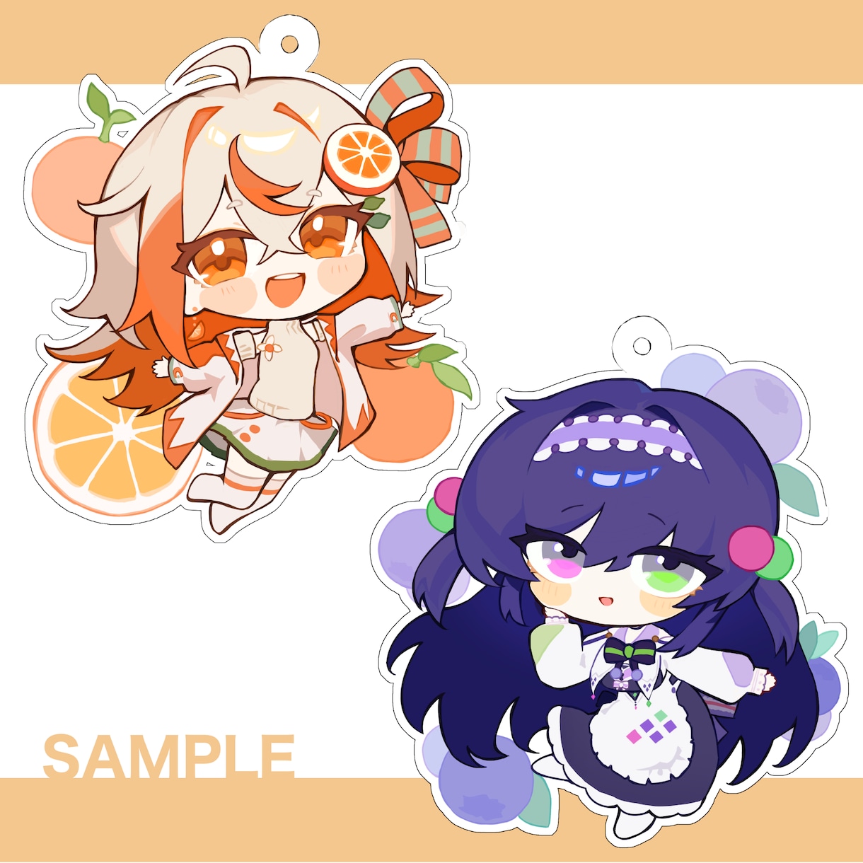 可愛いミニキャラ作成します グッズ等販売したい方におすすめ！ イメージ2