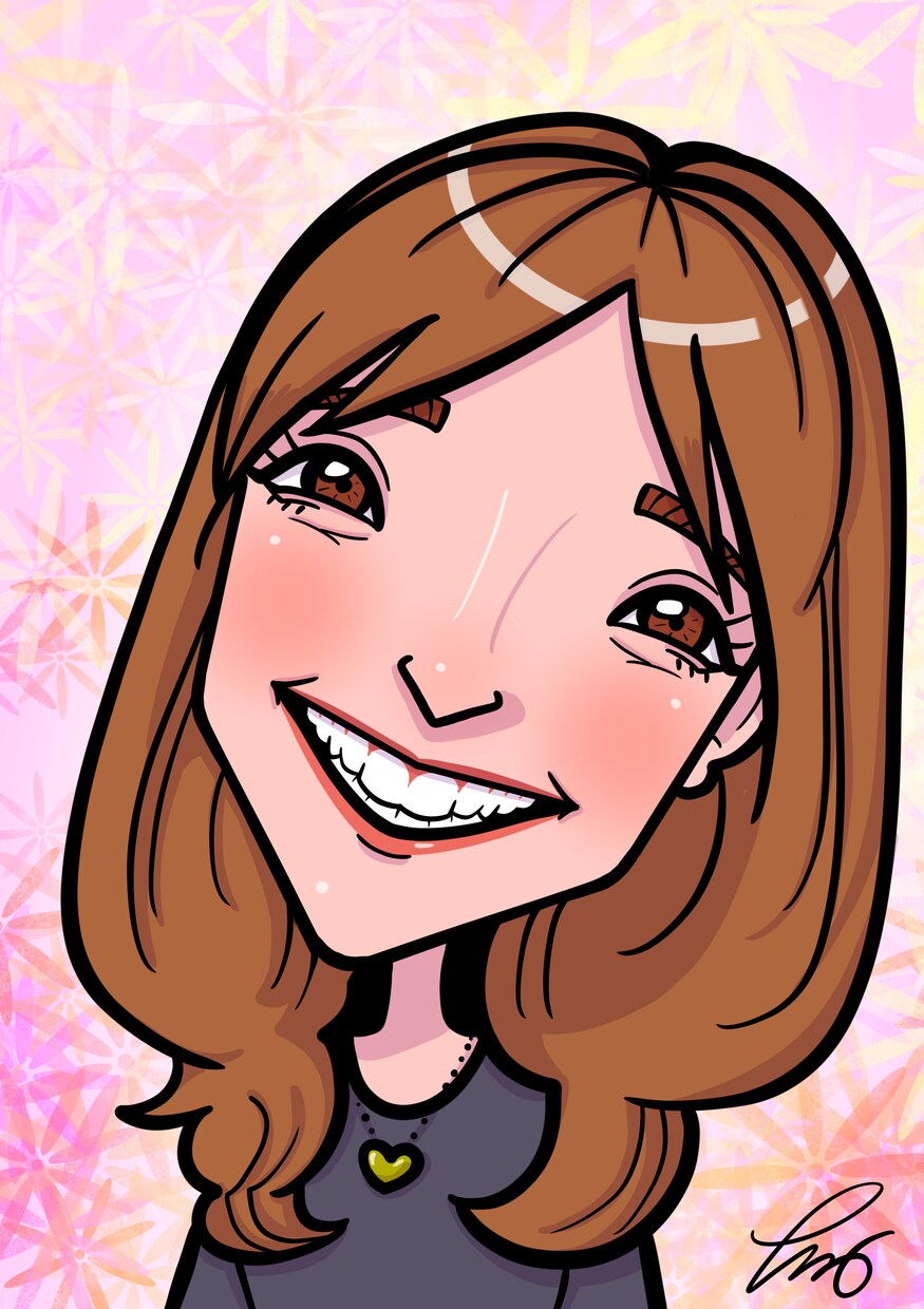 アイコン用プレゼント用など、デジタル似顔絵描きます 送った人、もらった人、描いた人も笑顔になる似顔絵「笑顔絵」 イメージ9